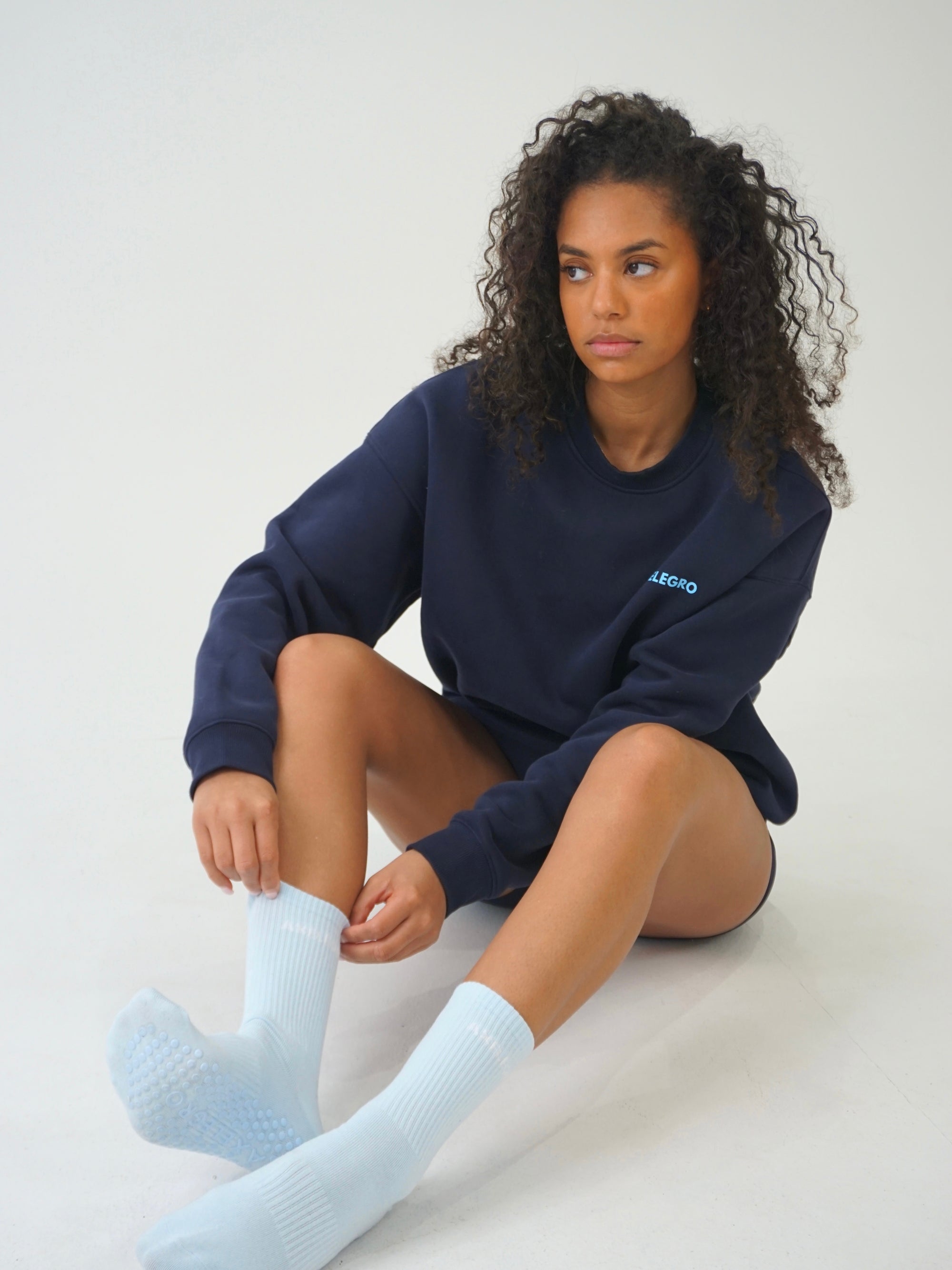 Grip Socks - Baby Blue