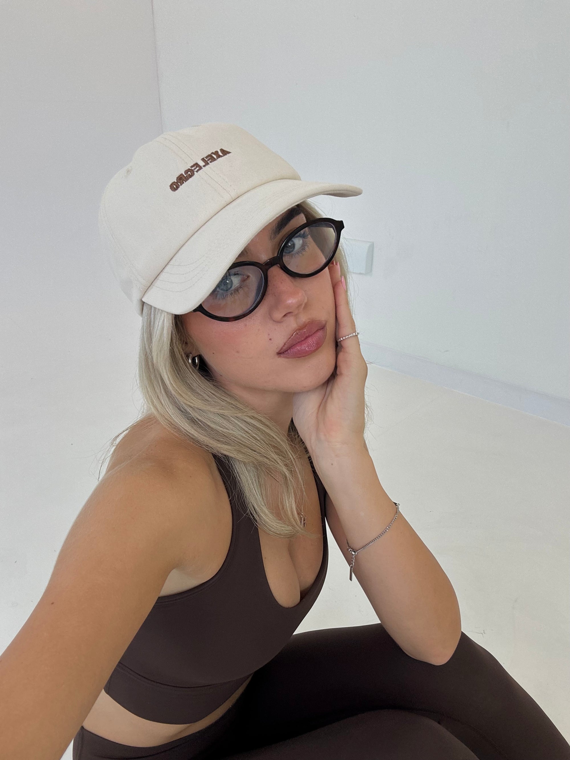 Axelegro Cap - Beige/espresso